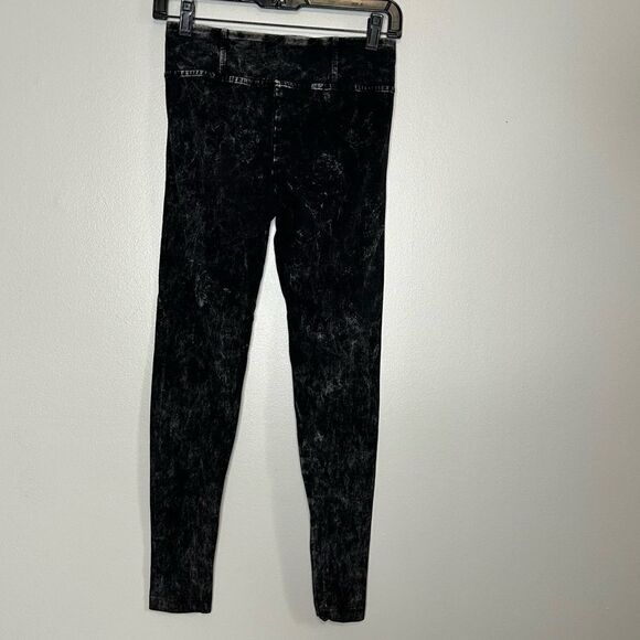 Talula Aritzia Corset Detail Acid Wash Leggings - Picture 4 of 5